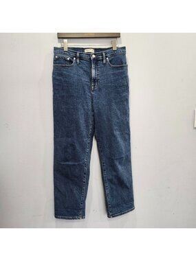 Madewell The Perfect Vintage Straight Jean Bright Indigo Wash Instacozy Edition